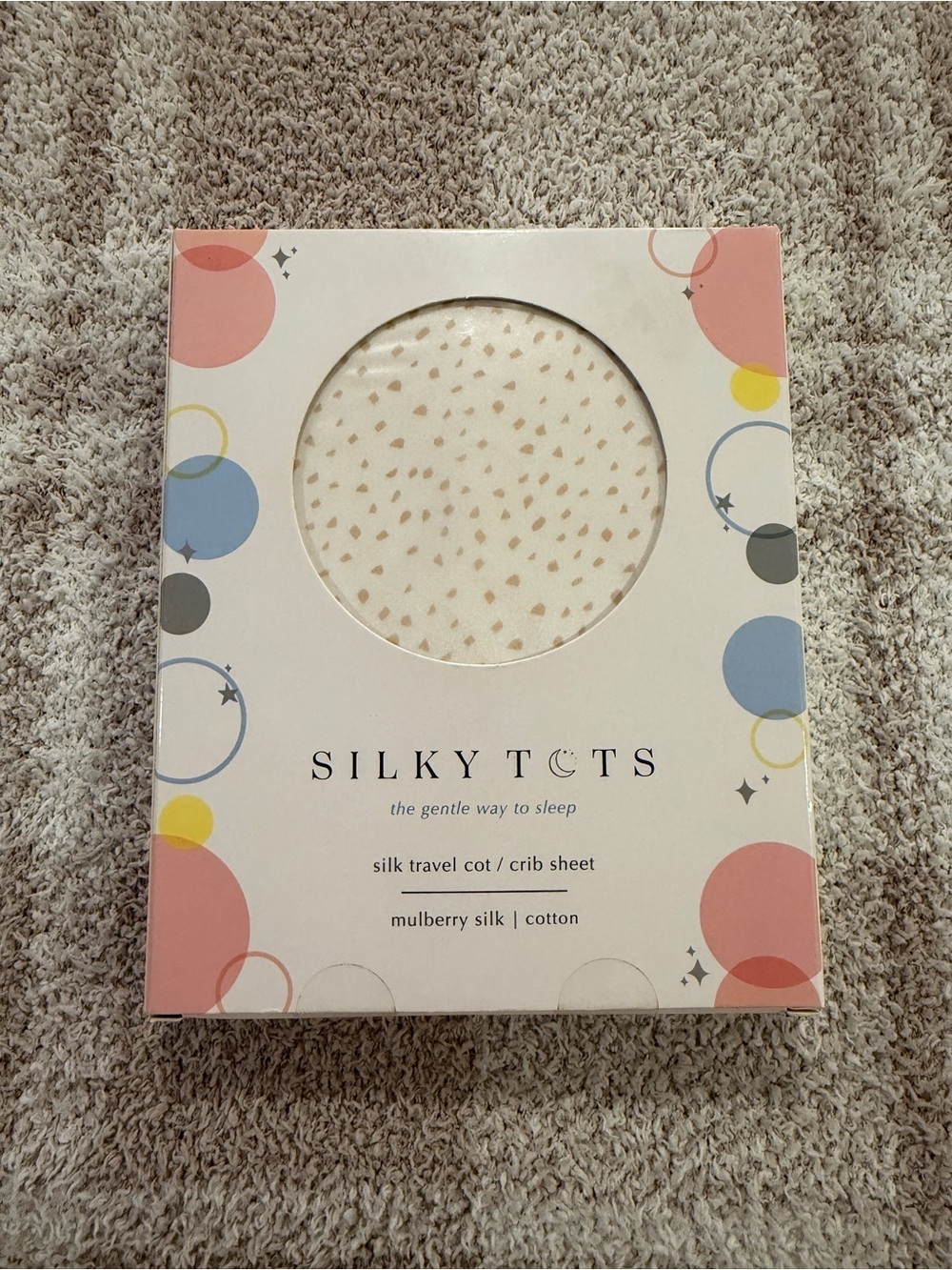 Silky Tots Silk Mini Crib/Play Yard Sheet